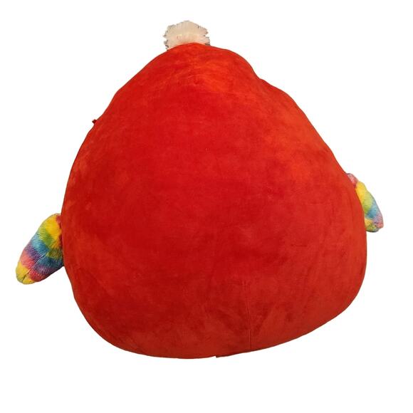 Paco Parrot Squishmallow 20" Soft Toy Plush Red Bird Rainbow Wings Kelly Toy - Picture 4 of 7
